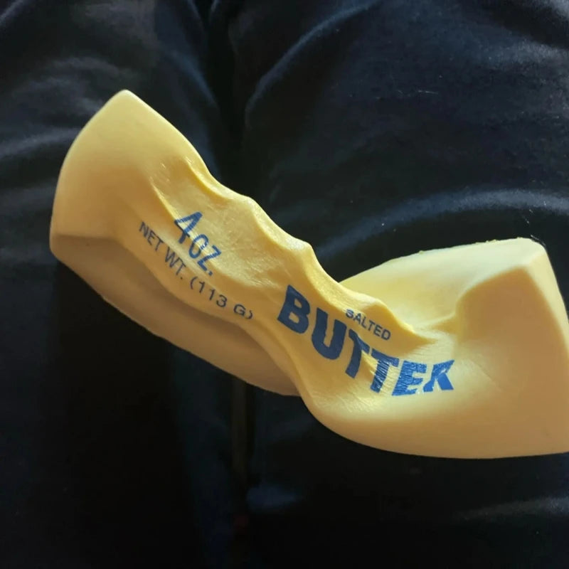 Realistic butter stick slow rise toy