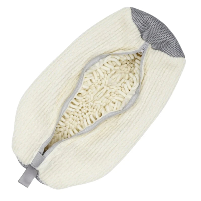 Stylish shoe washing bag paired with cleaning brush. Prime Pick