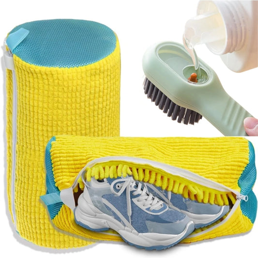 Shoe washing machine bag with cleaning brush. Prime Pick