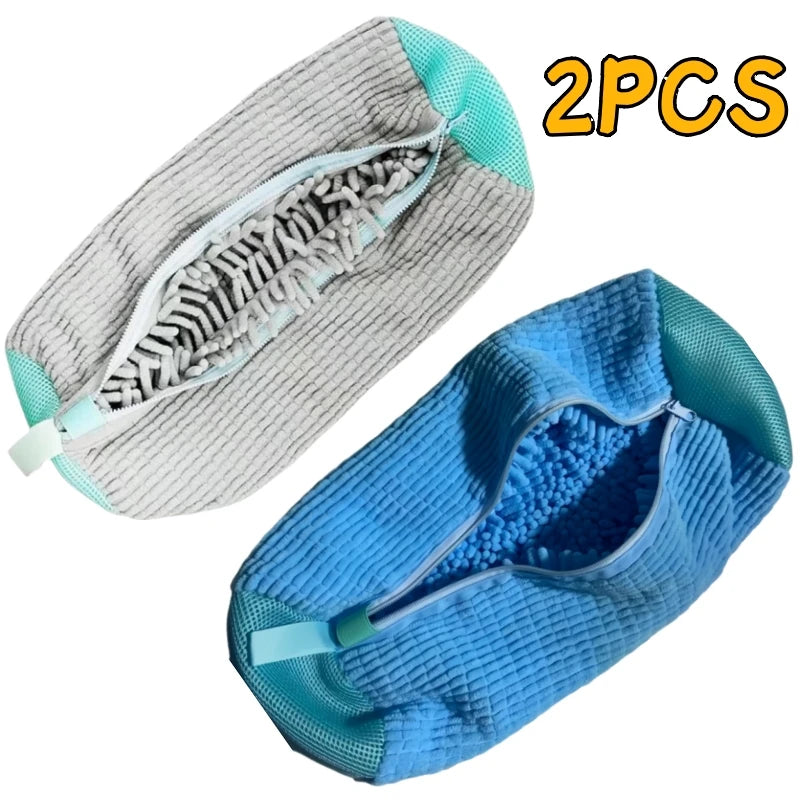 Gentle shoe care bag and cleaning brush for washing. Prime Pick