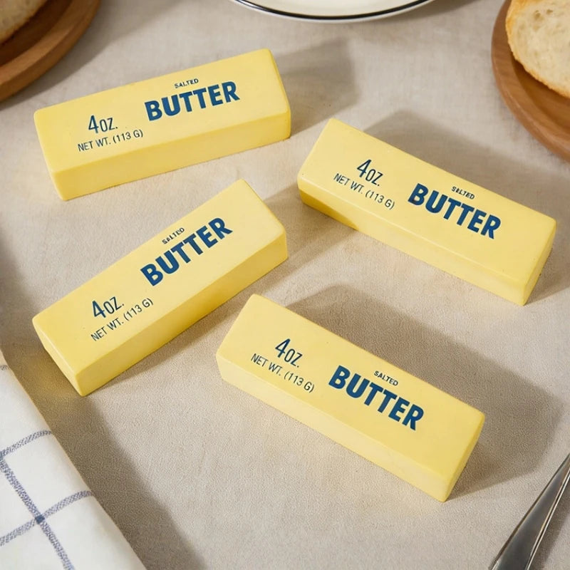 Realistic butter stick slow rise toy